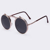 VINTAGE STEAMPUNK Circle Sunglasses