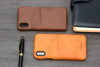 Leather Cover with Wallet Card Slots For iPhone X