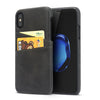 Leather Cover with Wallet Card Slots For iPhone X