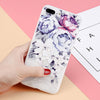 3D Rose Flower Relief Phone Case For iPhone X 8 7 6S 6