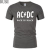 Men T-shirt Metal Rock Band AC/DC Printing