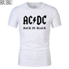 Men T-shirt Metal Rock Band AC/DC Printing