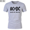 Men T-shirt Metal Rock Band AC/DC Printing