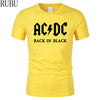 Men T-shirt Metal Rock Band AC/DC Printing