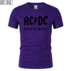 Men T-shirt Metal Rock Band AC/DC Printing