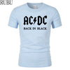 Men T-shirt Metal Rock Band AC/DC Printing