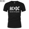 Men T-shirt Metal Rock Band AC/DC Printing