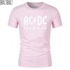 Men T-shirt Metal Rock Band AC/DC Printing