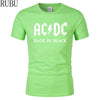 Men T-shirt Metal Rock Band AC/DC Printing