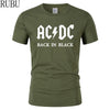 Men T-shirt Metal Rock Band AC/DC Printing