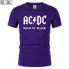 Men T-shirt Metal Rock Band AC/DC Printing