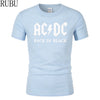 Men T-shirt Metal Rock Band AC/DC Printing