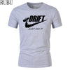 New Casual Men T-Shirt Car Drift Just Do It