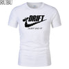 New Casual Men T-Shirt Car Drift Just Do It