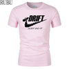 New Casual Men T-Shirt Car Drift Just Do It