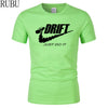 New Casual Men T-Shirt Car Drift Just Do It