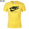 New Casual Men T-Shirt Car Drift Just Do It