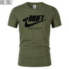 New Casual Men T-Shirt Car Drift Just Do It