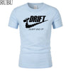 New Casual Men T-Shirt Car Drift Just Do It