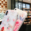 Flower Silicone iphone Case For iPhone X 8 7 6 6S Plus 5 5S