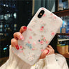 Flower Silicone iphone Case For iPhone X 8 7 6 6S Plus 5 5S