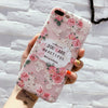 Flower Silicone iphone Case For iPhone X 8 7 6 6S Plus 5 5S