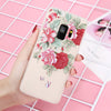 3D Rose Flower Relief Phone Case For Samsung Galaxy S9 S8 Plus