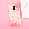 3D Rose Flower Relief Phone Case For Samsung Galaxy S9 S8 Plus