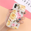 3D Rose Flower Relief Phone Case For iPhone X 8 7 6S 6